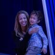 Exclusif - Danyellah Polnareff et son fils Louka dans les coulisses du tournage de l'émission  On n'est pas couché , sur France le samedi 30 avril 2016 (tournage le jeudi 28 avril 2016), à Paris. © Cyril Moreau
