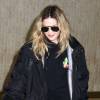 Madonna lors de son arrivée à l'aéroport de New York le 21 avril 2016