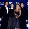 Jennifer Aniston, Matthew Perry, David Schwimmer et Lisa Kudrow lors des People Choice Awards en 2000