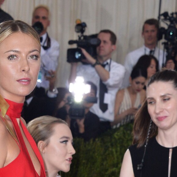 Maria Sharapova - Met Gala 2016, vernissage de l'exposition "Manus x Machina" au Metropolitan Museum of Art. New York, le 2 mai 2016.