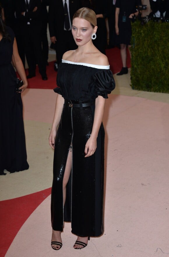 Léa Seydoux en robe Louis Vuitton au Met Gala le 2 mai 2016