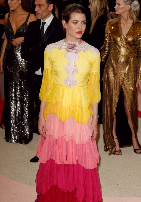 Charlotte Casiraghi en robe Gucci au Met Ball le 2 mai 2016