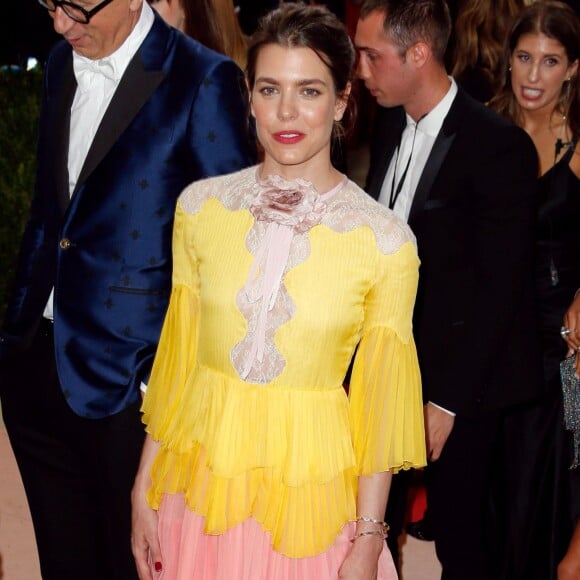 Charlotte Casiraghi en robe Gucci au Met Ball le 2 mai 2016