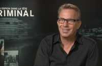 Kevin Costner en interview avec Purepeople.com pour le film Criminal.