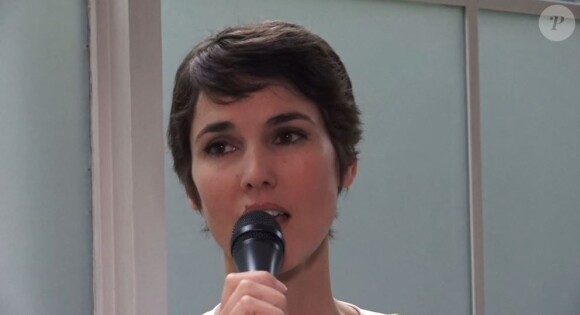 Églantine Éméyé - 6e dîner de charité Un pas vers la vie, à Paris, le 2 mai 2016