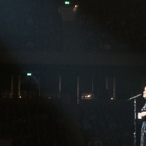 Concert de Adele au Tele2 Arena de Stockholm en Suède le 29 avril 2016.