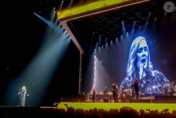 Concert de la chanteuse Adele au Tele2 Arena de Stockholm en Suède le 29 avril 2016.