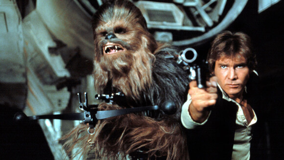 Han Solo, personnage iconique de la saga Star Wars incarné par Harrison Ford.
