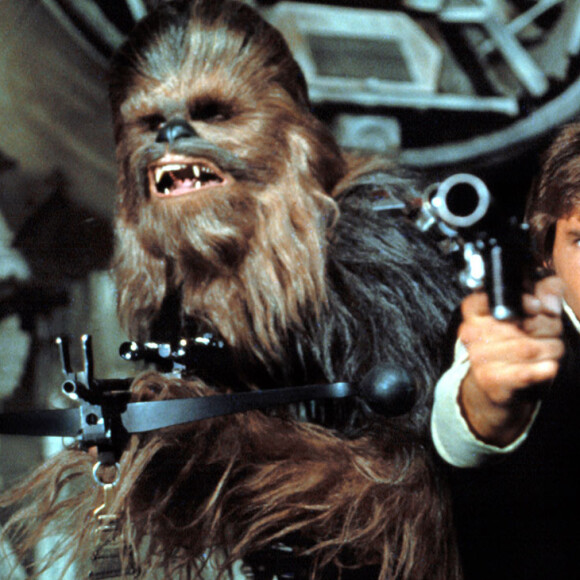 Han Solo, personnage iconique de la saga Star Wars incarné par Harrison Ford.