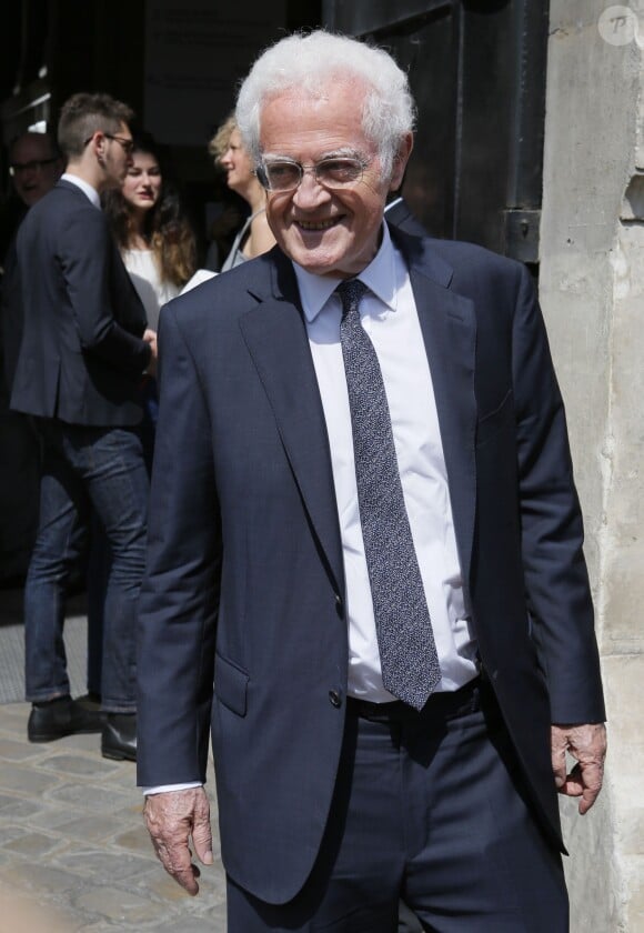Lionel Jospin au mariage de Pierre Moscovici à la mairie du VIème à Paris le 13 juin 2015