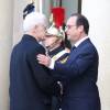 François Hollande et Lionel Jospin à l'Élysée le 11 janvier 2015