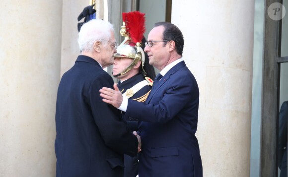 François Hollande et Lionel Jospin à l'Élysée le 11 janvier 2015