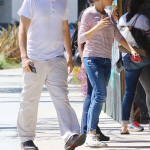 Ashton Kutcher et Mila Kunis à Studio City, le 2 mai 2016