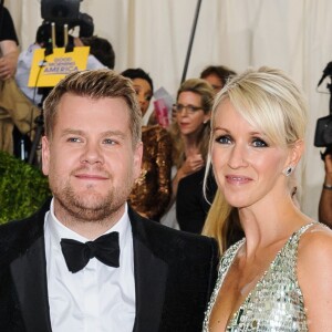 James Corden et sa femme Julia Carey - Soirée Costume Institute Benefit Gala 2016 (Met Ball) sur le thème de "Manus x Machina" au Metropolitan Museum of Art à New York, le 2 mai 2016. © Christopher Smith/AdMedia/Zuma Press/Bestimage
