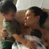Alyssa Milano et ses enfants. Photo postée pour la fête des mères le 8 mai 2016