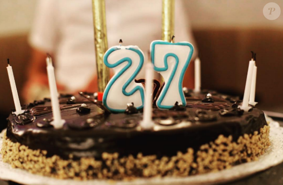 Shy'm aux côtés de Benoît Paire pour son anniversaire. Mai 2016.