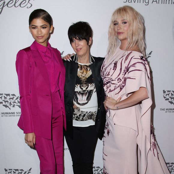 Zendaya, Diane Warren et Kesha à la soirée de Gala de The Humane Society of the United States' to the Rescue aux Paramount Studios à Hollywood, le 7 mai 2016