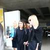 Kirsten Dunst arrive à l'aéroport de Nice, le 9 mai 2016.