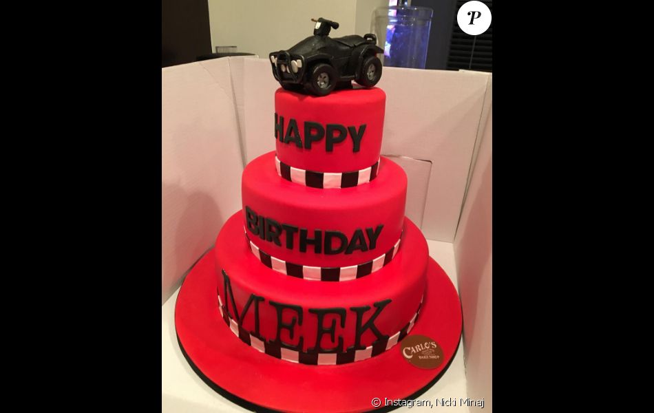 Le Gateau D Anniversaire Du Rappeur Meek Mill 29 Ans A Philadelphie Mai 16 Purepeople