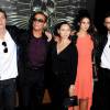 Jean-Claude Van Damme, Gladys Portugues et leurs enfants à la première de Expendables 2 à Los Angeles, le 15 août 2012