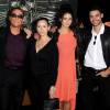 Jean-Claude Van Damme, Gladys Portugues et leurs enfants à la première de Expendables 2 à Los Angeles, le 15 août 2012