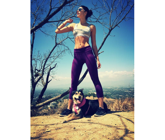 Bianca Van Damme veut prouver que l'on peut être sexy et sportive. Photo publiée sur Instagram, au début du mois de mai 2016