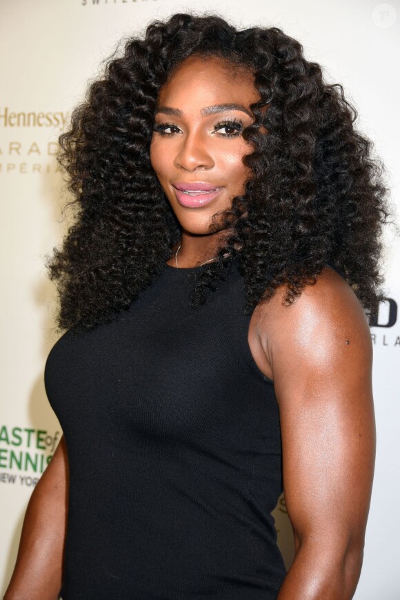 Serena Williams lors du Gala "A taste of tennis" au W à New York le 27 août 2015