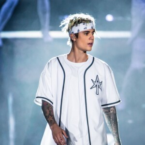 Justin Bieber en concert à Auburn Hills dans le cadre de sa tournée "The Purpose World Tour", le 26 avril 2016. © Marc Nader/Zuma Press/Bestimage