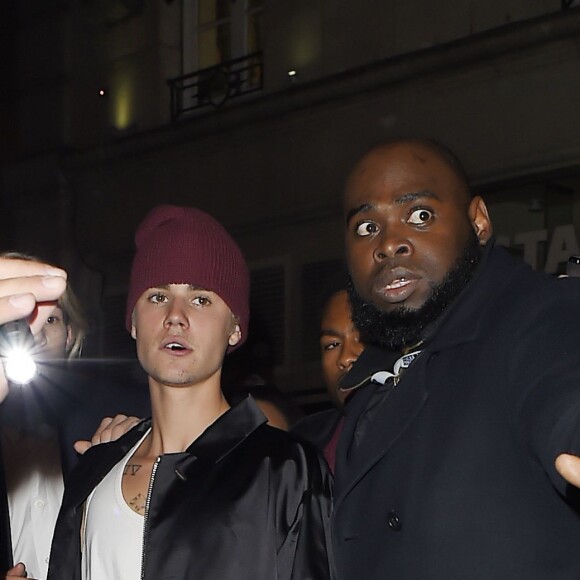 Justin Bieber à la Warner Music After-Party des Brit Awards 2016 à Londres, le 24 février 2016