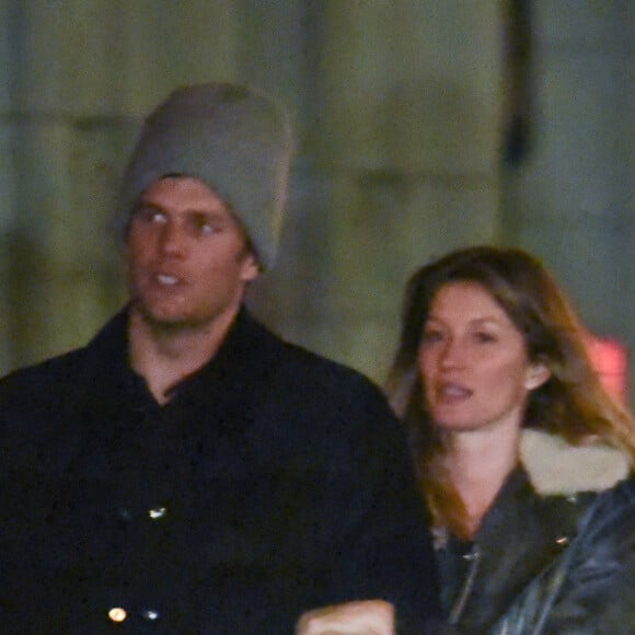 Gisele Bündchen et Tom Brady passent une soirée en amoureux à New York le 5 mars 2016.