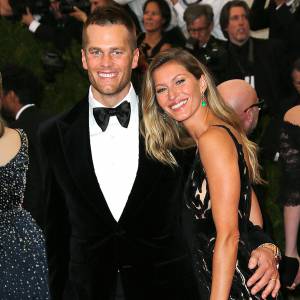 Tom Brady et sa femme Gisele Bündchen - Soirée du Met Ball / Costume Institute Gala 2014: "Charles James: Beyond Fashion" à New York le 5 mai 2014