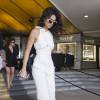 Exclusif - Kendall Jenner et sa mère Kris quittent l'hôtel JW Marriott Cannes lors du 69ème festival international du film le 12 mai 2016. © Pierre Perusseau / Bestimage