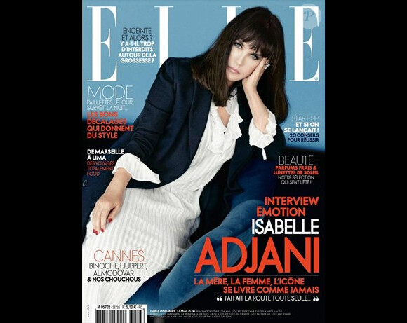 Marisa Bruni Tedeschi en interview dans la nouvelle édition du magazine "ELLE" en kiosque le 13 mai 2016