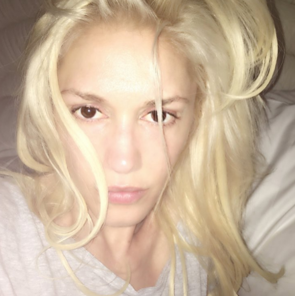 Gwen Stefani se dévoile sans maquillage sur sa page Instagram, le 12 mai 2016