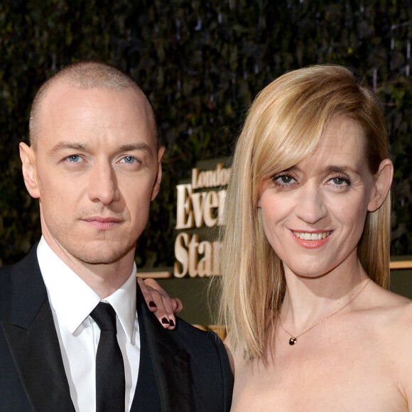 James McAvoy et sa femme Anne-Marie Duff à la soirée ‘Evening Standard Theatre Awards' à Londres, le 22 novembre 2015
