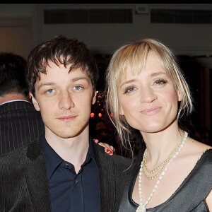 James McAvoy et sa femme Anne-Marie Duff à Londres en mars 2009.