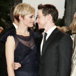 James McAvoy et sa femme Anne-Marie Duff à Venise en 2008.