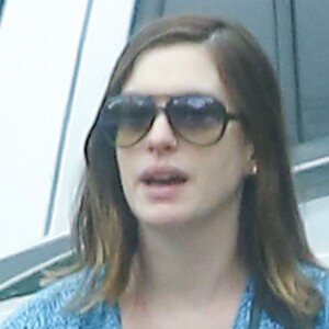 Exclusif - Anne Hathaway, enceinte, a invité des amis pour sa baby shower à Hollywood, le 5 mars 2016.