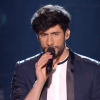 Clément Verzi, Slimane, MB14 et Antoine lors de la finale de The Voice 5, sur TF1, le samedi 14 mai 2016