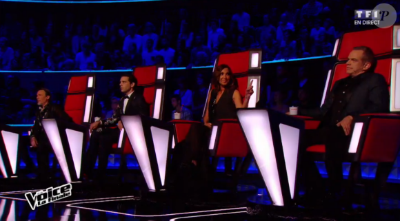MB14 lors de la finale de The Voice 5, sur TF1, le samedi 14 mai 2016