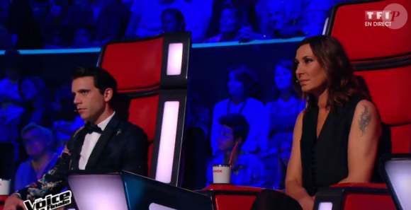 Clément Verzi lors de la finale de The Voice 5, sur TF1, le samedi 14 mai 2016