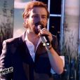 Clément Verzi lors de la finale de The Voice 5, sur TF1, le samedi 14 mai 2016