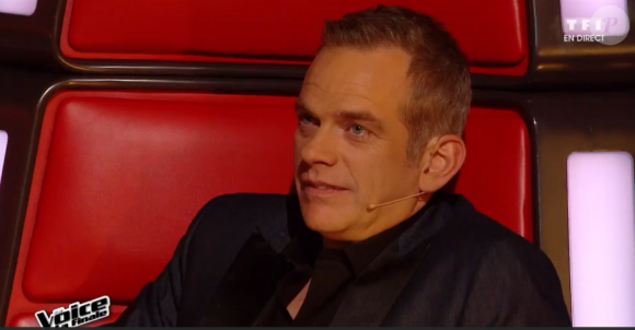 Slimane lors de la finale de The Voice 5, sur TF1, le samedi 14 mai 2016