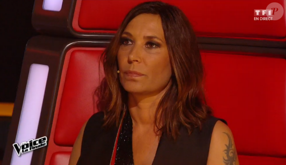 Slimane lors de la finale de The Voice 5, sur TF1, le samedi 14 mai 2016