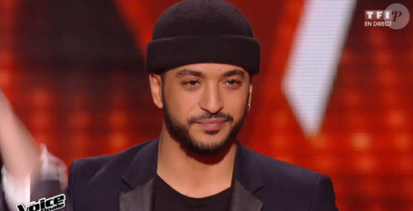 Les 4 finalistes lors de la finale de The Voice 5, sur TF1, le samedi 14 mai 2016