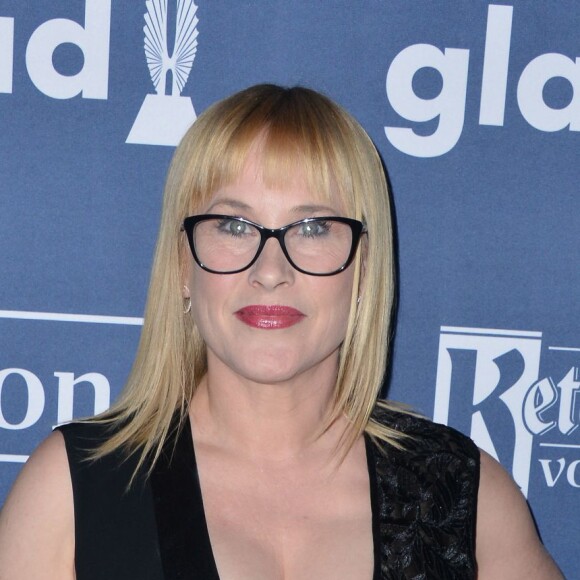 Patricia Arquette  à la 27ème soirée annuelle Glaad Media à The Waldorf-Astoria à New York, le 14 mai 2016