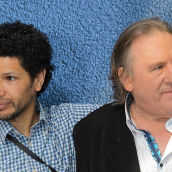 Le réalisateur Rachid Djaïdani et Gérard Depardieu - Photocall du film "Tour de France" présenté à la Quinzaine des réalisateurs lors du 69 ème Festival International du Film de Cannes le 15 mai 2016 © Lionel Urman / Bestimage