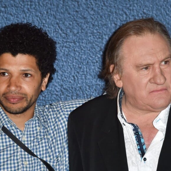 Sadek, le réalisateur Rachid Djaïdani et Gérard Depardieu - Photocall du film "Tour de France" présenté à la Quinzaine des réalisateurs lors du 69 ème Festival International du Film de Cannes le 15 mai 2016 © Lionel Urman / Bestimage