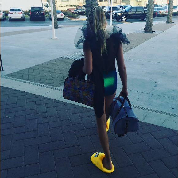 Gwyneth Paltrow a partagé une photo de sa fille Apple sur sa page Instagram, au mois de mai 2016