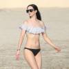 Exclusif - Krysten Ritter profite d'une belle journée ensoleillée avec des amies sur une plage de Puerto Vallarta à Mexico, le 8 mai 2016.